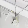 Fashion Sliver Gold Small Luxury Classic Chain Link Key eerste kettingen voor vrouwen Girls Mom Dochter Liefhebbers Designer Sieraden Diamanten feest Bruiloft Geschenken Verjaardag