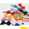 Adjustable Pet Grooming Dog Apparel Accessories Rabbit Cat Bow Tie Solid Bowtie Puppy Lovely Decoration Product 9Mvsh