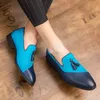 Leather Men Dress Shoes Casual Tassel Wedding Party Shoes Slip on Men Loafers British Oxford Formal Shoes Luxury