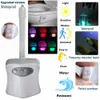 Capteur de mouvement PIR siège de toilette nouveauté lampe à LED 8 couleurs changement automatique bol de lumière à Induction infrarouge pour l'éclairage de la salle de bain
