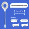 Bordslampor USB LED -skrivbordslampa Portable Stand To Read Book Freely Foldbar Eye Protection Student Study Reading Night Lights