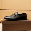 2023 Fashion Elegant Business Men's Genuine Leather Flats Casual Loafers Male Slip On Party Dress Shoes Size 38-45