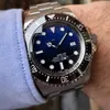 AAA 3A Jakość Rolexs głębokie pasmo morza marka 44 mm męskie zegarki z oryginalnym zielonym pudełkiem 126660LN Automatyczne mechaniczne szafirowe zegarek AC02