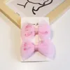 Babymeisjes haarclip kind kinderen baby tule bogen met kristal binnen haarspeld handgemaakte jongen meisjes hoofddeksel