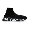 Balenciaga Speed 2.0 sneakers Balenciagas runner7 track3 17FW Designer chaussettes chaussures hommes femmes Doodle Speed 1.0 2.0 Noir blanc rouge Navy Knit boots  【code ：L】