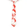 Bow Ties Butterfly Tie voor mannen Women "Halloween Vampire Blood" Design Tuxedo Dress Bowtie Gravata Party Bruiloft Buiging Boogschepen Geschenk