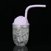 6.7 inch Cooling cup bongs Bubbler Filter Hookahs Unique Cup Beaker Bongs hookahs silicone oil rig bongs Round freeze