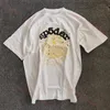 613S mäns t-shirts män rosa unga thug sp5der 555555 tryckt webbmönster bomull h2y stil korta ärmar topp tees hip hop size s-xl