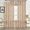 Curtain Ready Made SemiBlackout Curtains Blind Panel Fabrics for Window Modern Living Room Treatment Purple Black White 230510