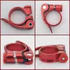 34.9/31.8mm Alloy Bike Seat Clamp Aluminium Quick Release Mountain Road Bike Bicycle Seatpost Clamp S067