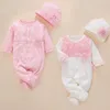 Footies Born Baby Girl Clothes 0 3 Months Romper 2023 Summer Cotton Jumpsuit Footwear Rompers Cute 6 Clothing