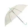 Parapluies transparents Parapluies en PVC transparent Long manche 6 couleurs Parapluie anti-pluie