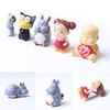 Dekorative Objekte Figuren Miyazaki Kühlschrankmagnet Chihiro Kaonashi Totoro 3D kreative magnetische Aufkleber Home Decor Küchenzubehör Cartoons 230511