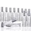 Refillable Empty Spray Perfume Bottles 12ml Min Portable Travel Size Perfume Bottles with Sprayer Clear Glass Perfume Atomizer Bottle