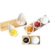 Plates European Style Ceramic Fruit Plate Creative Seasoning Vinegar Sauce Dish Porcelain Dessert Candy Kitchen Dinnerware