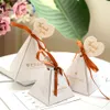 Other Event Party Supplies Triangular Pyramid Marble Candy Box Wedding Favors and Gifts Chocolate for Guts Giveaways 230510