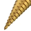 Robinets de cuisine HSS Triangle Shank Pagoda Pagoda Drill Bit de 4-12 / 4-20 / 4-32