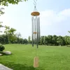 Wind Chimes Antique Solid Wood Metal Aluminum 6 Tube Windchime Pendant Chapel Bells Home Ornament Aeolian