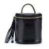 Cosmetic Bags Cases Lipstick Bag for Women High Quality Cow Leather Shoulder Bag Luxury Handbag and Purses Ladies Crossbody Bag Round Bucket Bag 230510
