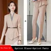 Two Piece Dress Skirt Suit Women Formal Uniform Styles Blazers Suits With Tops & For Ladies Office Work Wear Professional Spring