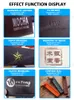 2 I 1 Dual Purpose LOGO och MLASS ALPHABET LETTERS MANUAL PVC Card Leather Paper Hot Foil Stamping Bronzing Prägling Branding Press Machine Logo Stamp Tools Tools