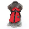 Dog chest braces jacket cotton coat chest back dog zipper style pet clothing