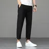 Men's Pants Ankle Length Black Men Korea Style Harem Clothing Green Trousers For Male Casual Spring Summer 2023 OverallMen's