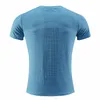 LL Camicie da Allenamento per Uomo Manica Corta Quick Dry Athletic Gym Active T Shirt Traspirazione dell'umidità
