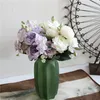 Party Flowers Decorative Simulação Small Bouquet Rose Artificial Flower Wedding Decoration 5 Head Persa Rose Flowers Lt410