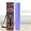 Outdoor Bags Printed Yoga Bag Multifunctional Canvas Mat Carry Fashion Portable Simple Lightweight With Pockets For Exercise Travel