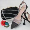 Scarpe eleganti Doershow Charming e set di borse abbinate con argento che vendono donne italiane per matrimoni! HGB1-6