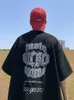 Heren T -shirts Suede American Retro Heavyweight T -shirt Men Summer Trendy merk All Match Slanke de bal half mouwen Y2K Top Harajuku 230511