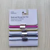 NWT SLEEK ANG Strong Hair Ties Women's Gym pannband Fi Girl Sports Hair Rep Reflective Yoga Hair Rope En uppsättning av sex