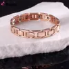 Chain Rainso 99999% pura pulseira de germânio para mulheres para mulheres aço inoxidável