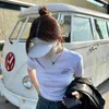Schals Sommer Sonnencreme Seidenmaske UV-Schutz Gesichtsabdeckung Schleier mit Krempe Outdoor Radfahren Sonnenhüte Kappen