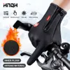 Cycling Gloves Winter Cycling Gloves Bicycle Warm Touchscreen Full Finger Gloves Waterproof Skiing Motorcycle Riding Thermal Guantes Cycling P230511