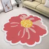 Mattor blomma form matta mjuk plysch badrum matta heminredning vardagsrum icke-halkgolvmatta soffa tatami sängmattor baby crawling matta 230511