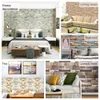 Party Decoration 51012PCS Wall Stickers Paper thick 25mm 3D Retro Wallpapers Home Decor at Living Room Kitchen Office TV Backdrop Bedroom 230510