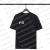 Lettre de conception de marque classique T-shirt pour hommes et femmes Lettre PR Pur coton Premium chaud