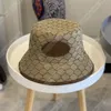 Projektanci czapka na czapkę kubełkową dla mężczyzn Woman Baseball Caps Beanie Casquettes Fisherman Buckets Hats Patchwork z wysokiej jakości