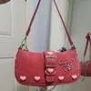 Sacs de soirée HAEX Harajuku Sac Femme Tendance Y2k Coeur Lettre Patchwork Moraillon Bolso Mujer Chaînes De Mode Gothique Esthétique Sac Femme 230511