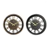 Настенные часы винтажные часы гостиная металлическая указатель домашний декор подвесной орнамент пластиковая раковина Quartz Mute Sweep Watch