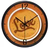 Wall Clocks Love Coffee Shop Creative Slient Glass Clock Large Store Hang 10Years Quality Assure