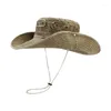 Sombreros de ala ancha Sombrero de pesca empacable Sombrilla Jungle All-match para montar al aire libre Senderismo Camping al por mayor