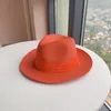 Beretten Solid Color Floppy Sun Hats For Women Men Big Wide Brim Beach Hat Unisex Western Cowboy Sunshade Panama Straw Caps Holiday