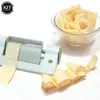 Fruktgrönsaksverktyg Multifunktionsskivor Cutter Vegetabiliska fruktpotatis rullar runda ark Skär skivor PEELERS Kök Säkerhet Snabbmanual Slicers 230511