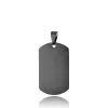 50*28mm Aluminum Alloy Blank Army Dog Tags, Pet Dog Tags Men Pendants with anodized surface S2