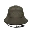 BERETS 2023 MENS WOMENS NYNYONクイックドライバケツハットKHIKHランニングハイキングキャンプ釣り調整可能な高品質キャップ屋外