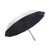 Ombrello da viaggio portatile di alta qualità per protezione dalla pioggia Protezione UV pieghevole antivento Compatto