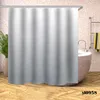 Curtains Solid Color Shower Curtains Waterproof Bath Curtains For Bathroom Bathtub Large Wide Bathing Cover Europe Cortina De Chuveiro